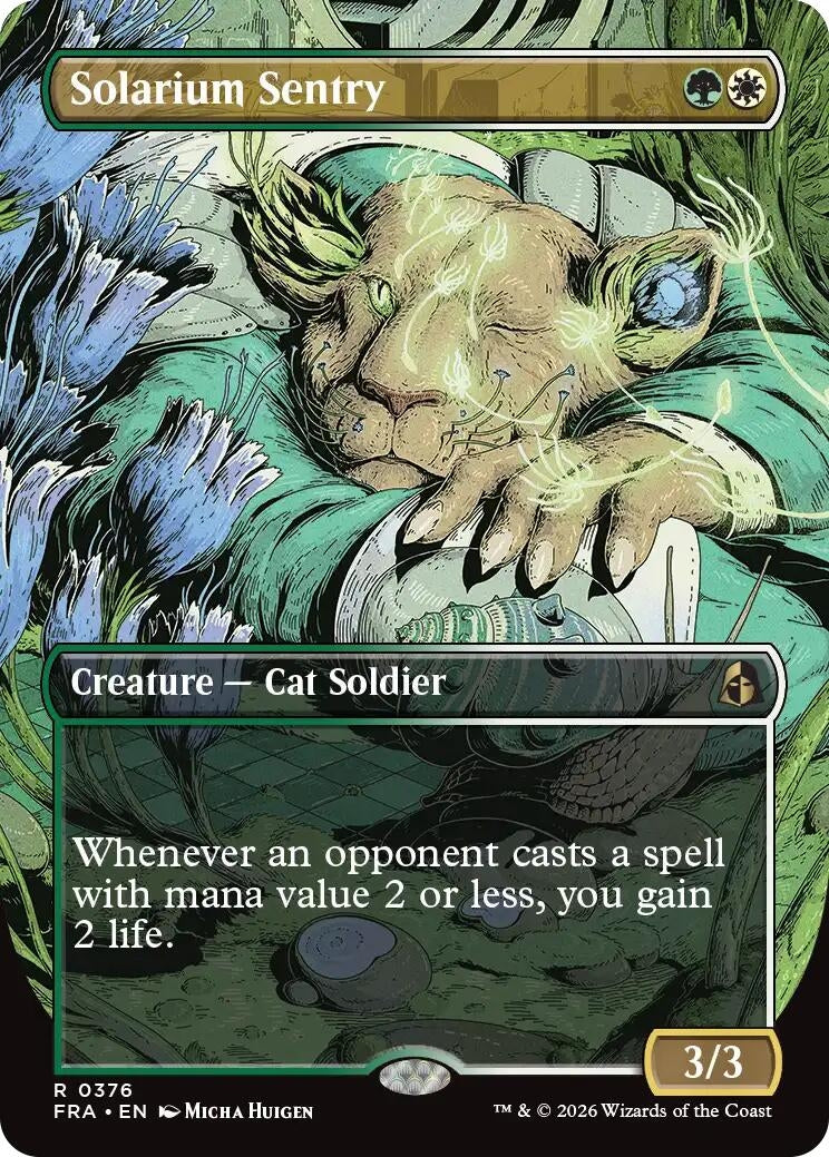Image for Solarium Sentry (Borderless) (376) (FRA) - Magic: The Gathering