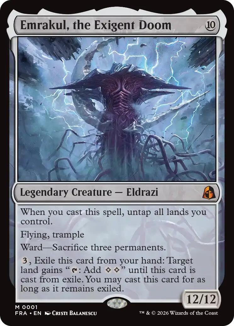 Image for Emrakul, the Exigent Doom (1) (FRA) - Magic: The Gathering