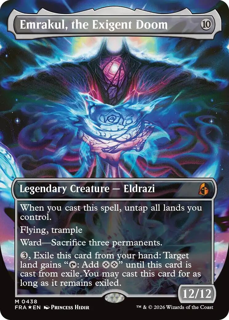 Image for Emrakul, the Exigent Doom (Borderless) (438) (FRA) - Magic: The Gathering