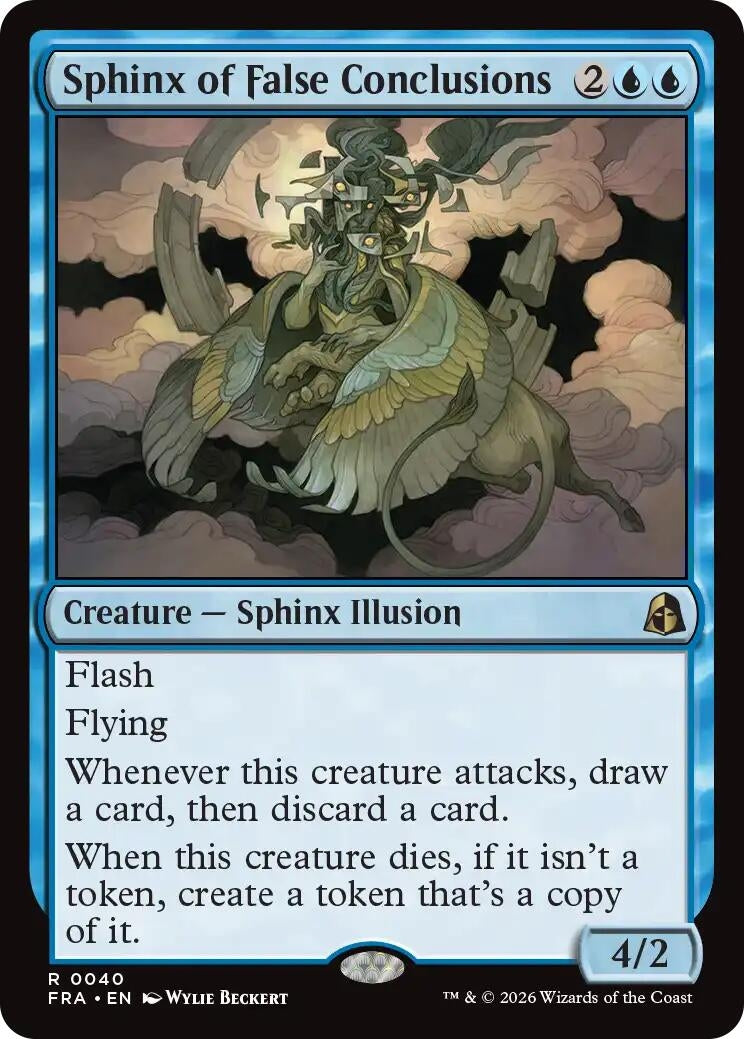 Image for Sphinx of False Conclusions (40) (FRA) - Magic: The Gathering