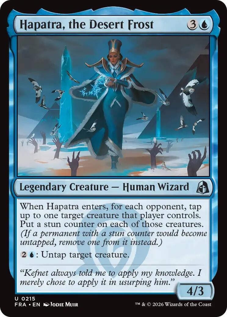 Image for Hapatra, the Desert Frost (215) (FRA) - Magic: The Gathering