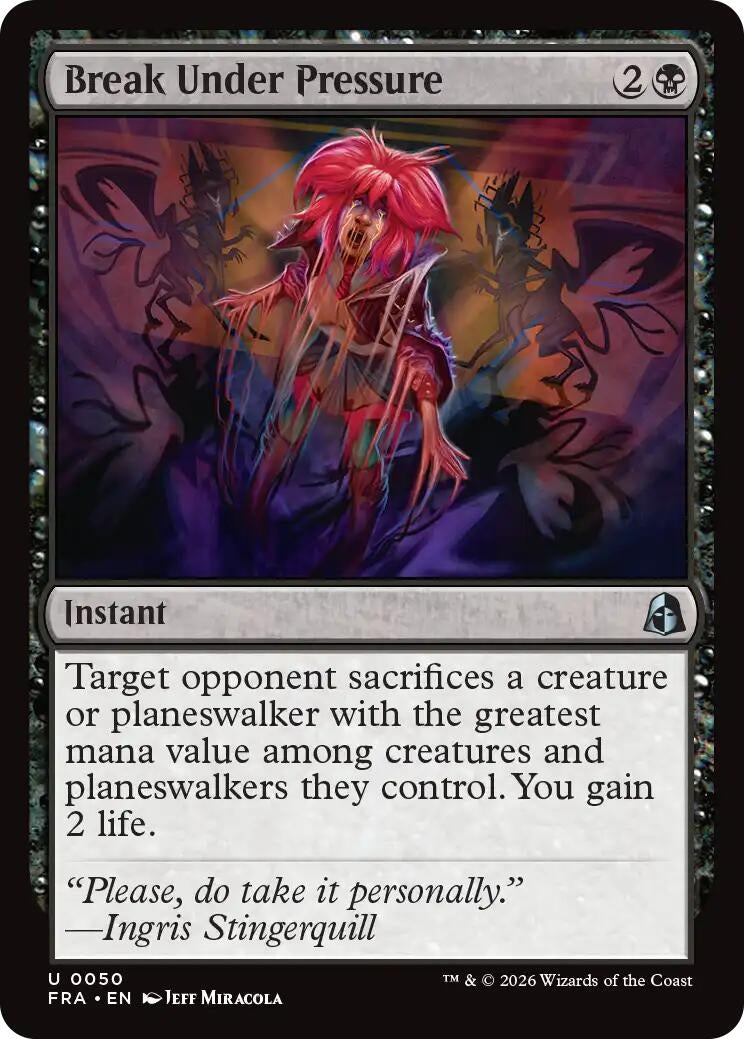Image for Break Under Pressure (50) (FRA) - Magic: The Gathering