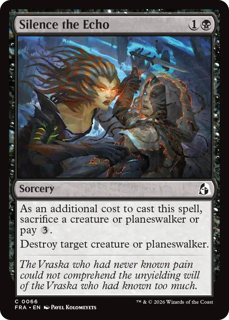 Image for Silence the Echo (66) (FRA) - Magic: The Gathering