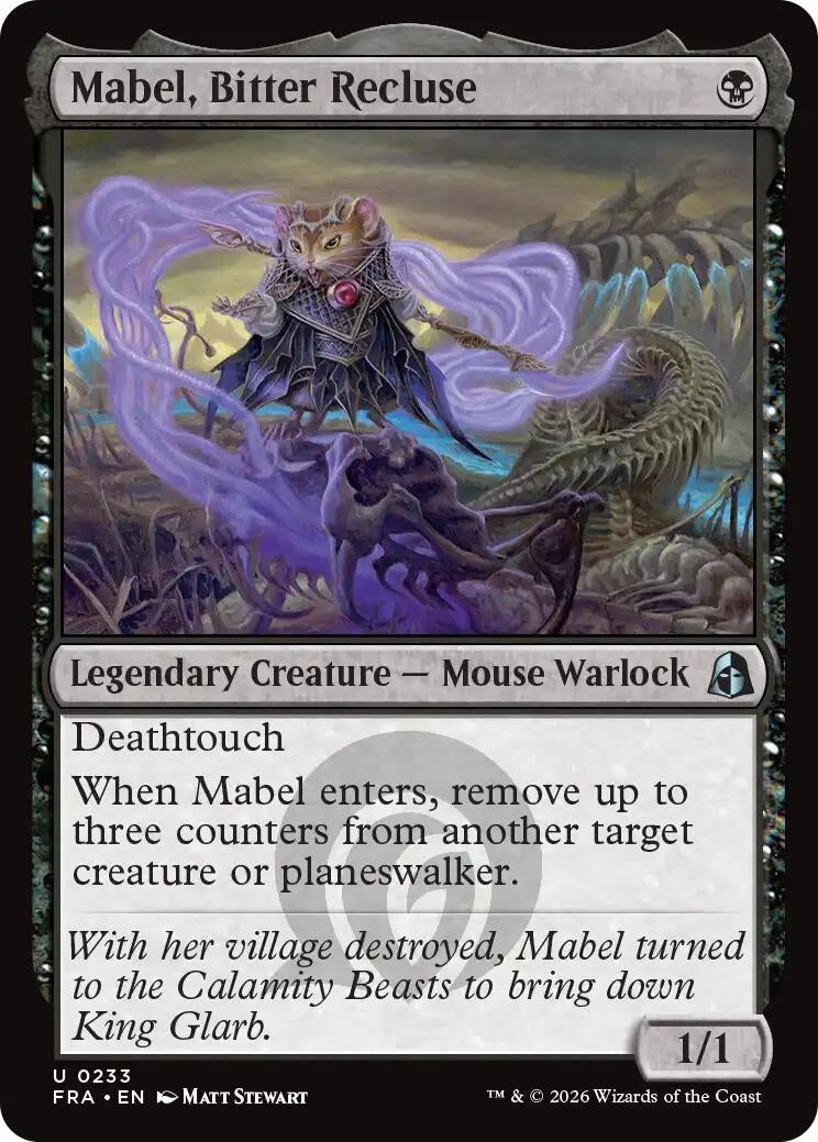 Image for Mabel, Bitter Recluse (233) (FRA) - Magic: The Gathering