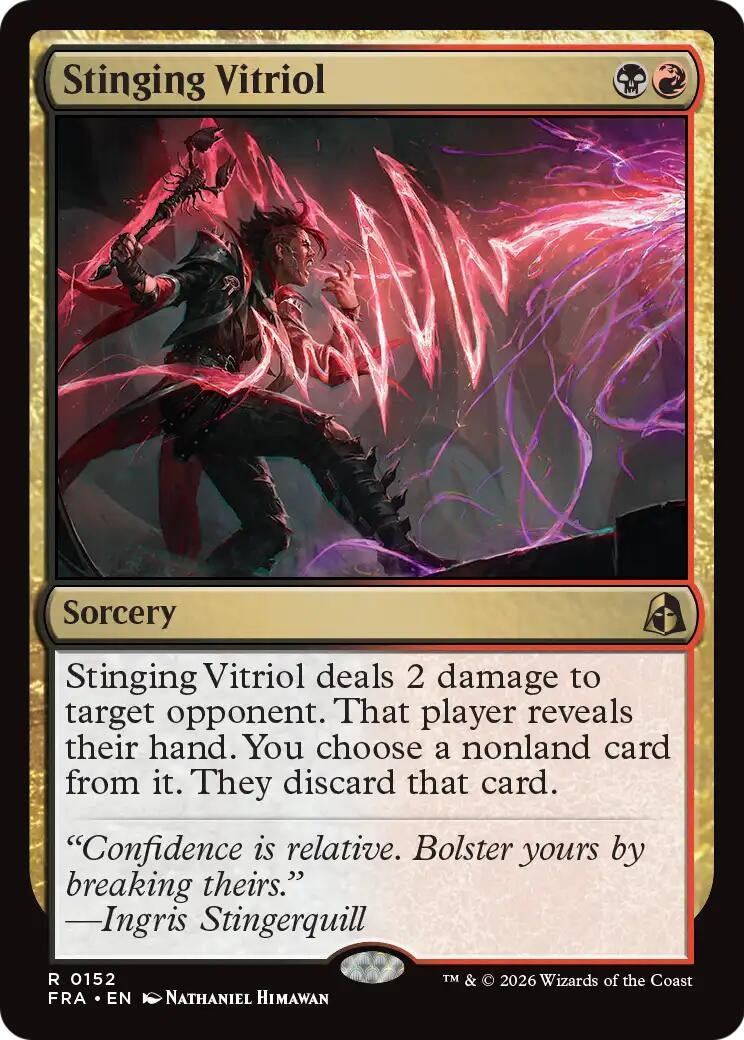 Image for Stinging Vitriol (152) (FRA) - Magic: The Gathering