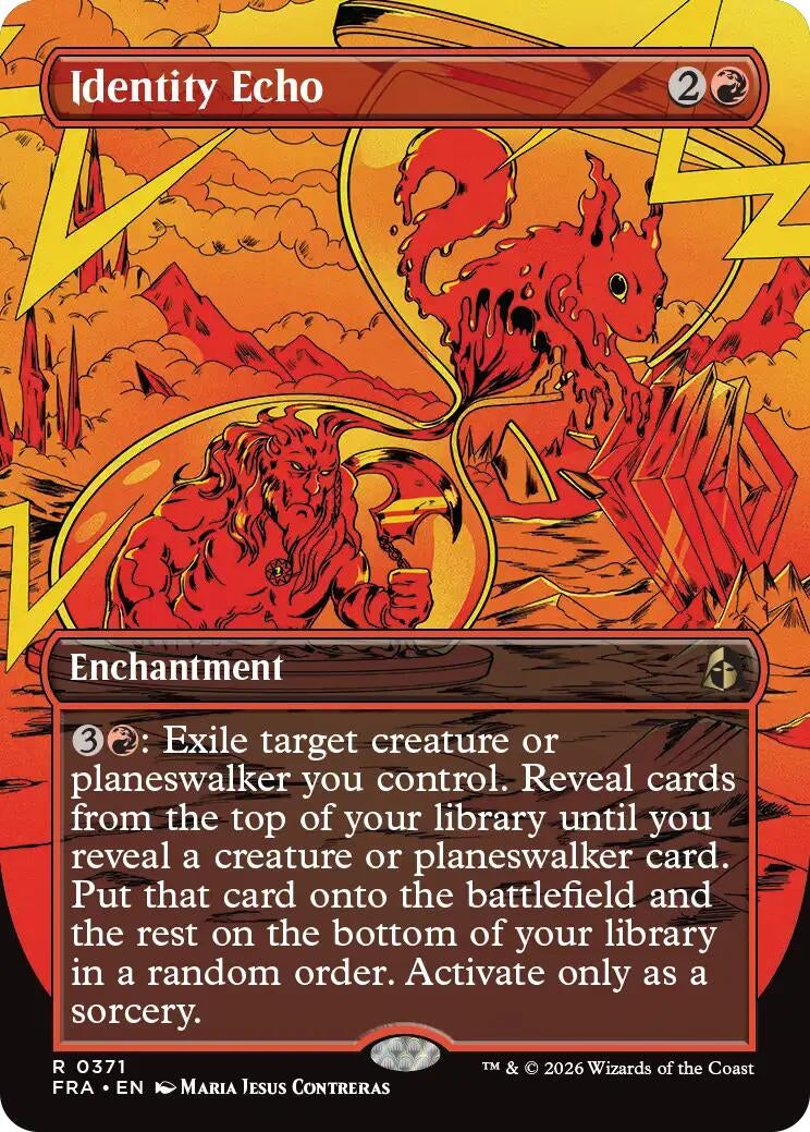 Image for Identity Echo (Borderless) (371) (FRA) - Magic: The Gathering
