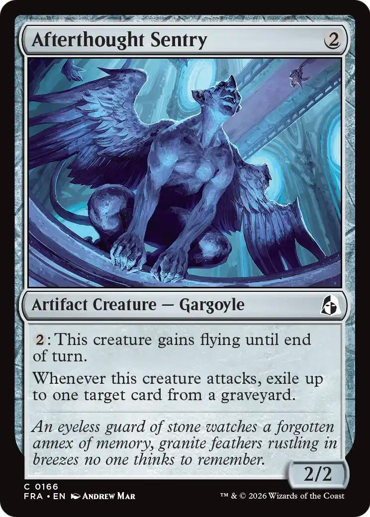 Image for Afterthought Sentry (166) (FRA) - Magic: The Gathering
