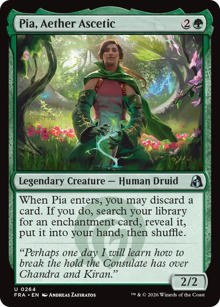 Image for Pia, Aether Ascetic (264) (FRA) - Magic: The Gathering