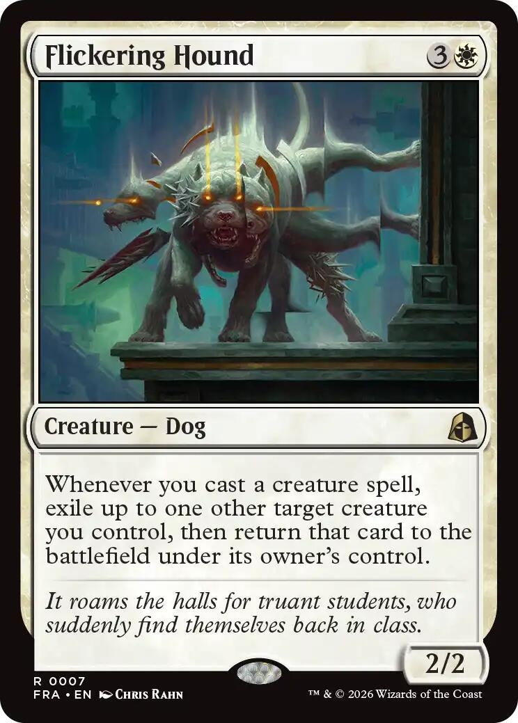 Image for Flickering Hound (7) (FRA) - Magic: The Gathering