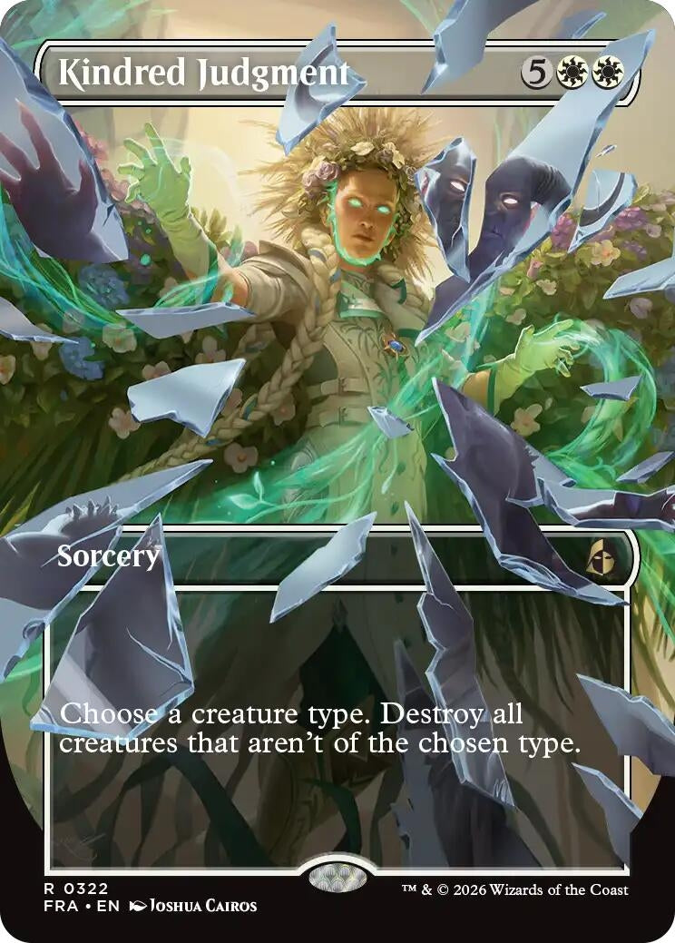 Image for Kindred Judgment (Borderless) (322) (FRA) - Magic: The Gathering