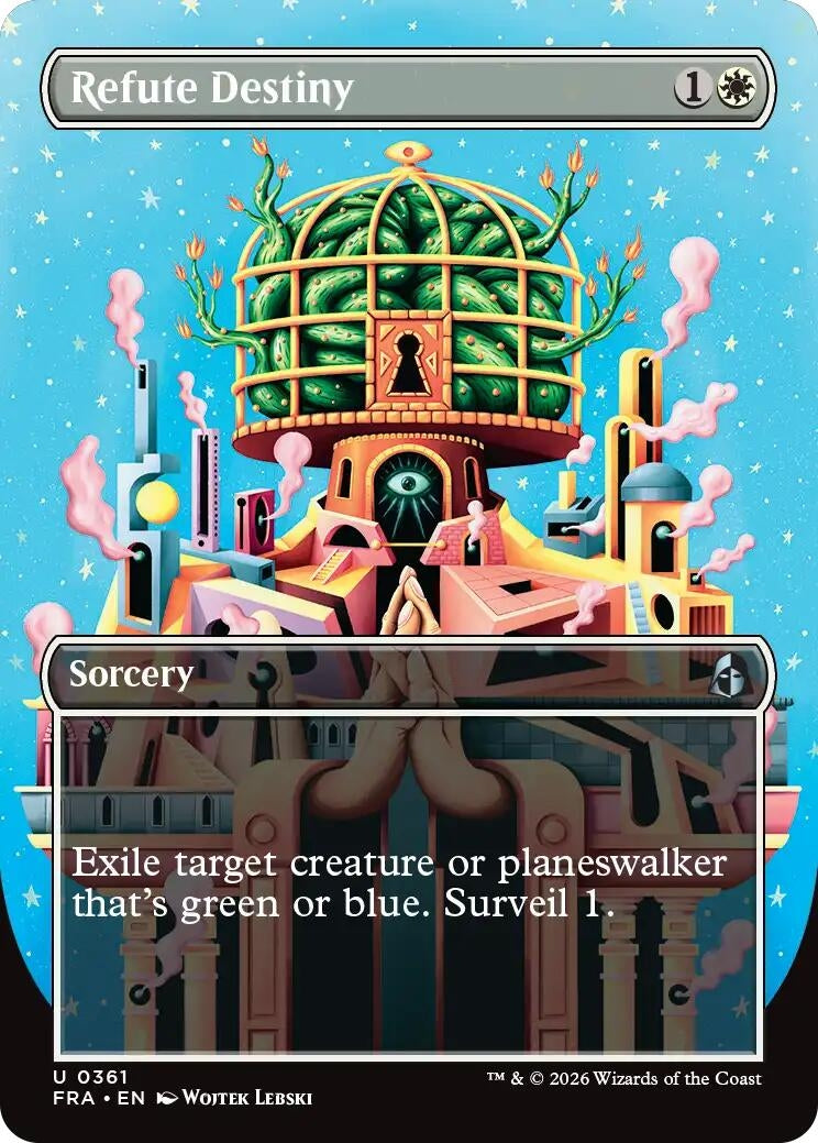Image for Refute Destiny (Borderless) (361) (FRA) - Magic: The Gathering