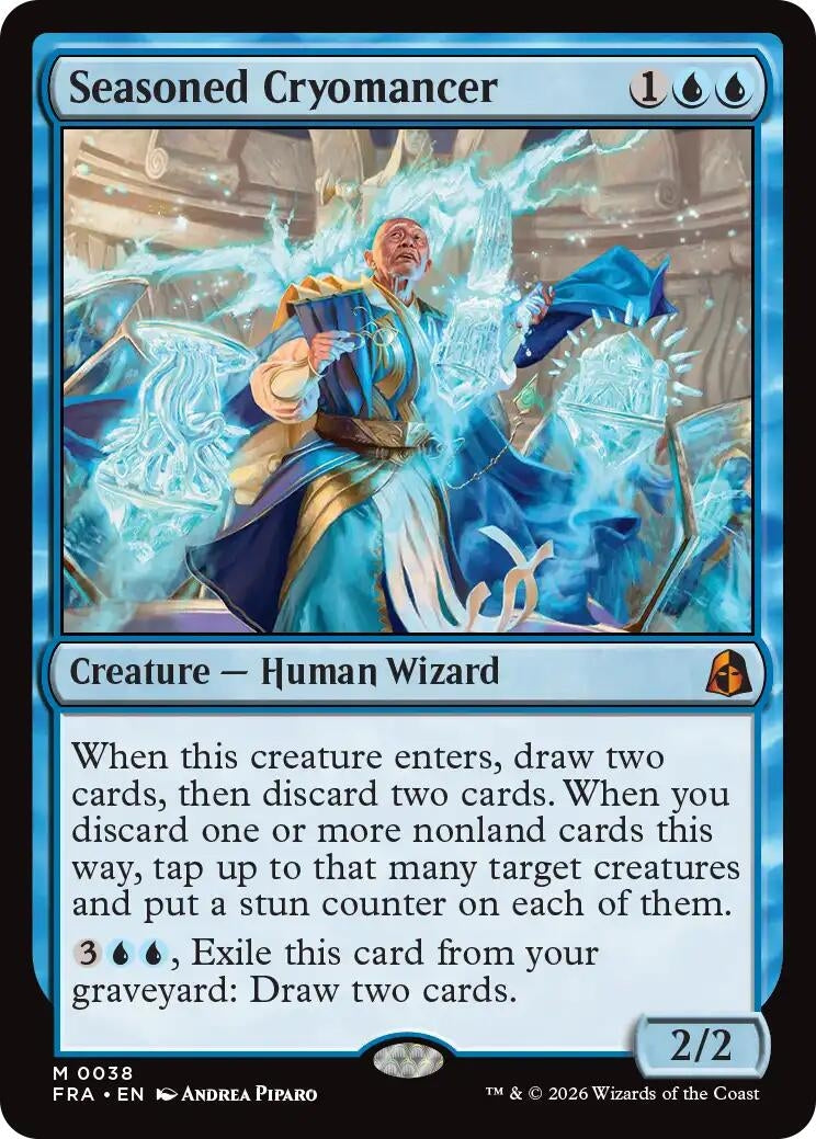 Image for Seasoned Cryomancer (38) (FRA) - Magic: The Gathering