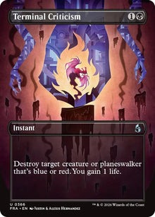 Image for Terminal Criticism (Borderless) (366) (FRA) - Magic: The Gathering