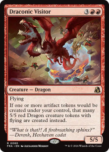 Image for Draconic Visitor (80) (FRA) - Magic: The Gathering