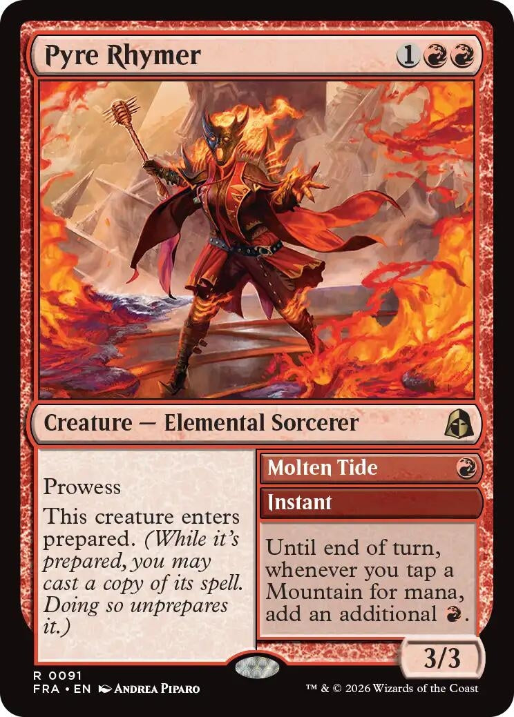 Image for Pyre Rhymer (91) (FRA) - Magic: The Gathering