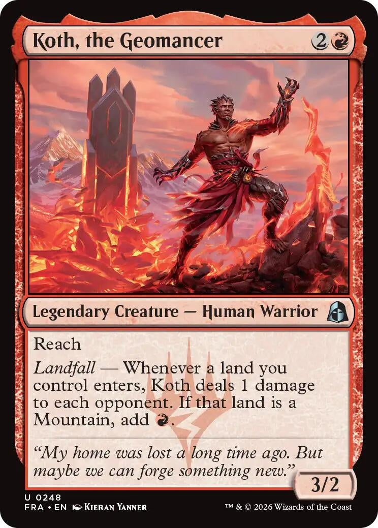 Image for Koth, the Geomancer (248) (FRA) - Magic: The Gathering
