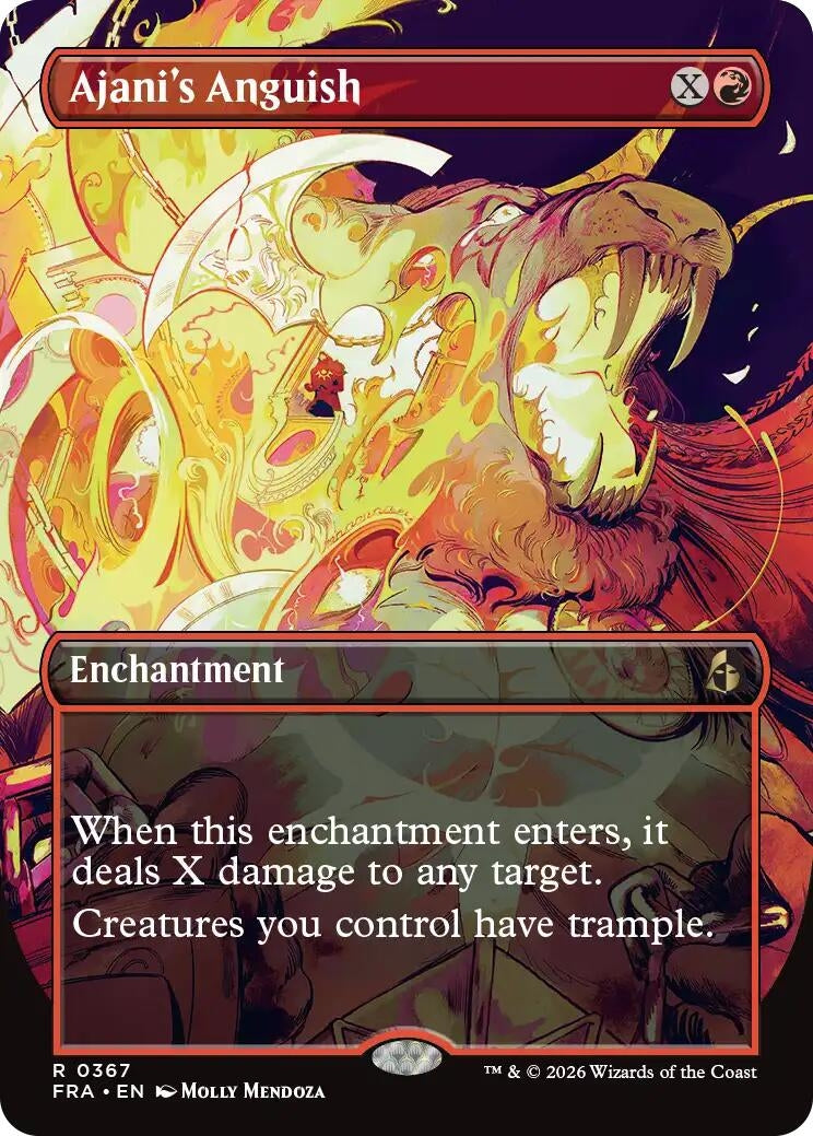 Image for Ajani's Anguish (Borderless) (367) (FRA) - Magic: The Gathering