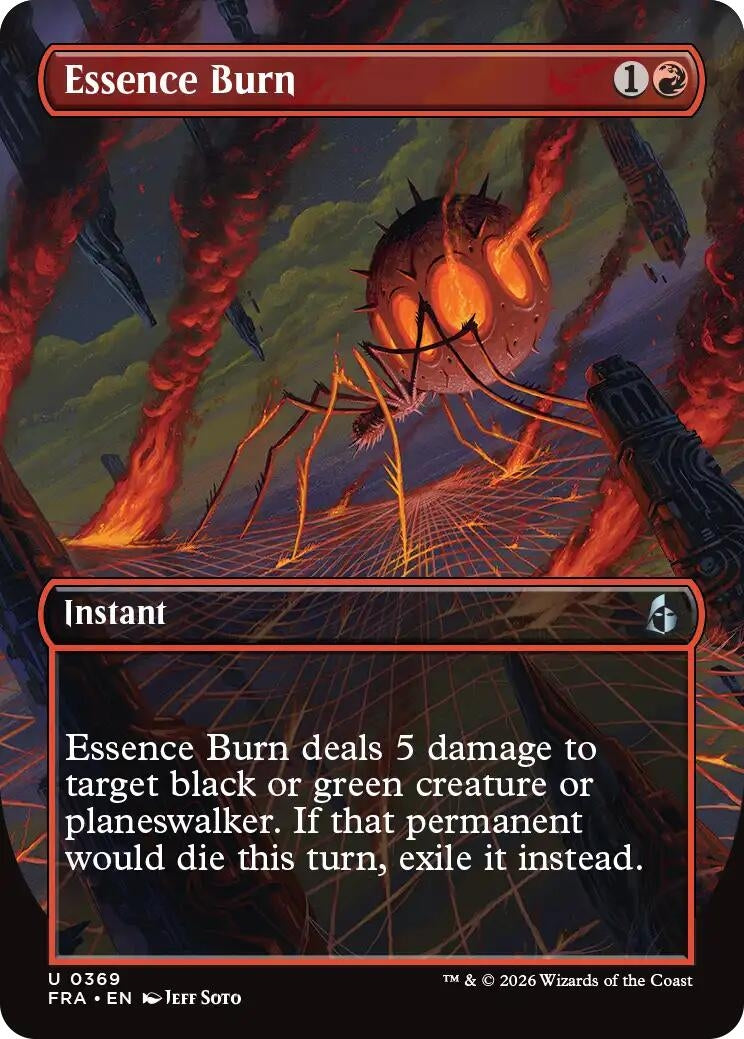 Image for Essence Burn (Borderless) (369) (FRA) - Magic: The Gathering