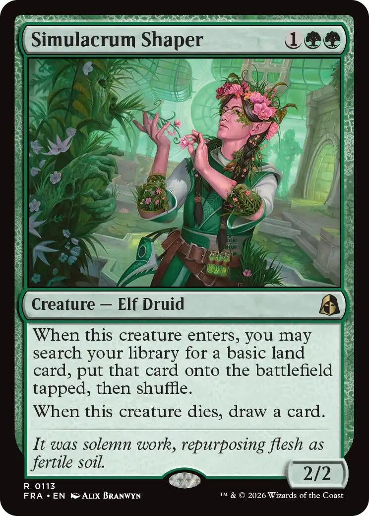 Image for Simulacrum Shaper (113) (FRA) - Magic: The Gathering