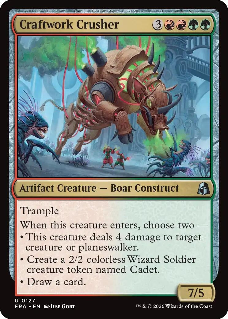 Image for Craftwork Crusher (127) (FRA) - Magic: The Gathering