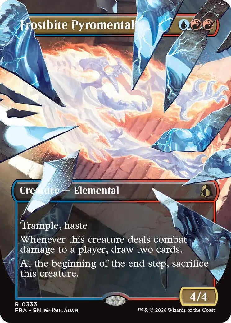Image for Frostbite Pyromental (Borderless) (333) (FRA) - Magic: The Gathering