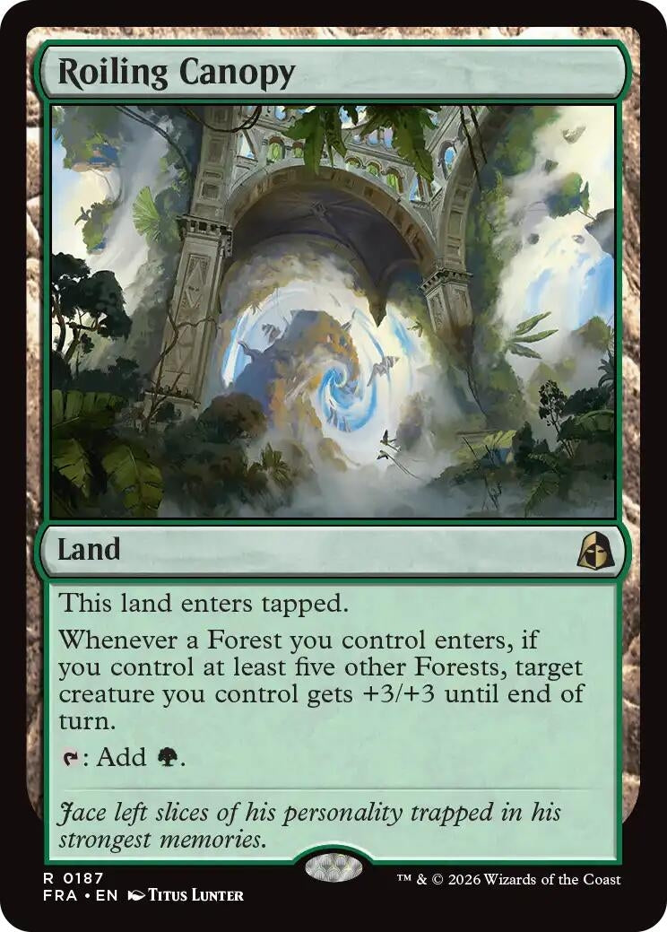 Image for Roiling Canopy (187) (FRA) - Magic: The Gathering