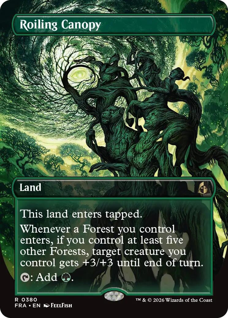 Image for Roiling Canopy (Borderless) (380) (FRA) - Magic: The Gathering