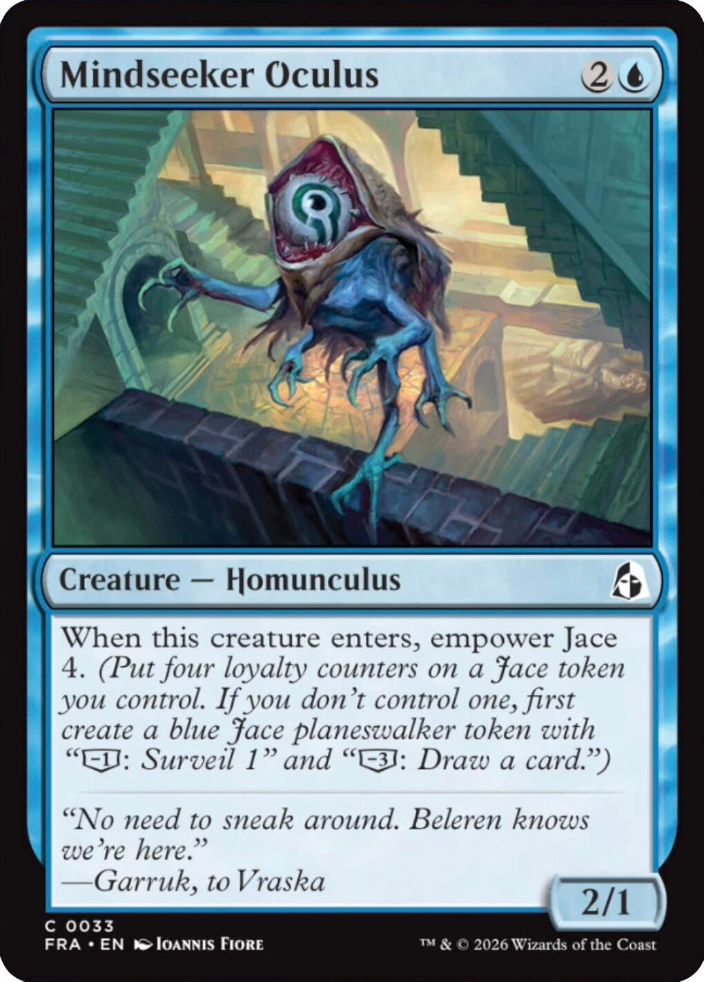 Image for Mindseeker Oculus (33) (FRA) - Magic: The Gathering