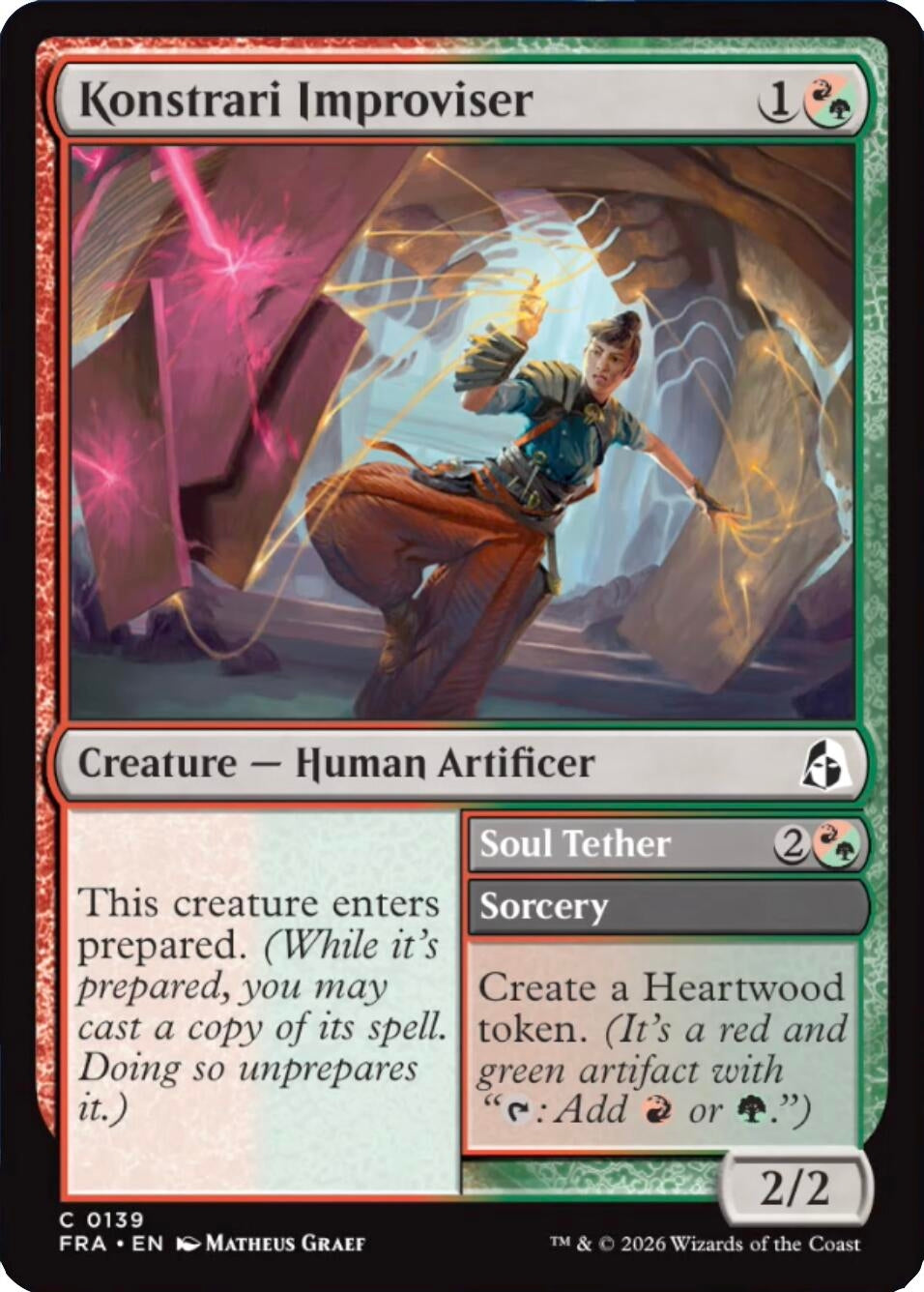 Image for Konstrari Improviser (139) (FRA) - Magic: The Gathering