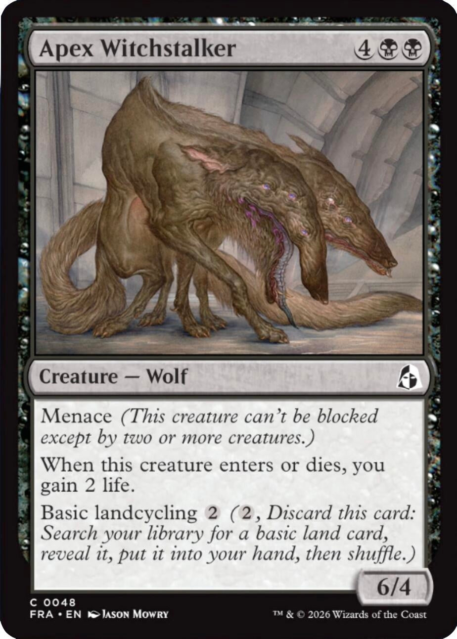 Image for Apex Witchstalker (48) (FRA) - Magic: The Gathering