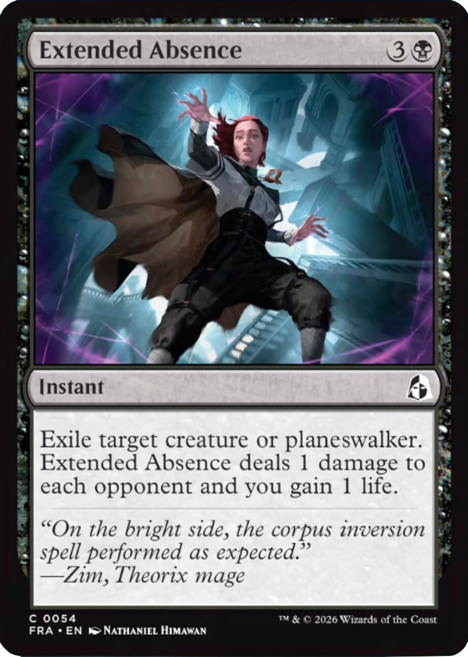 Image for Extended Absence (54) (FRA) - Magic: The Gathering
