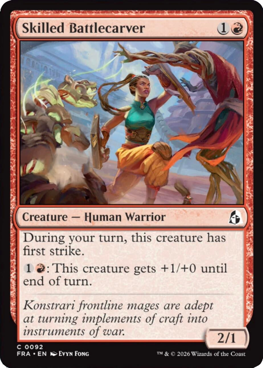 Image for Skilled Battlecarver (92) (FRA) - Magic: The Gathering
