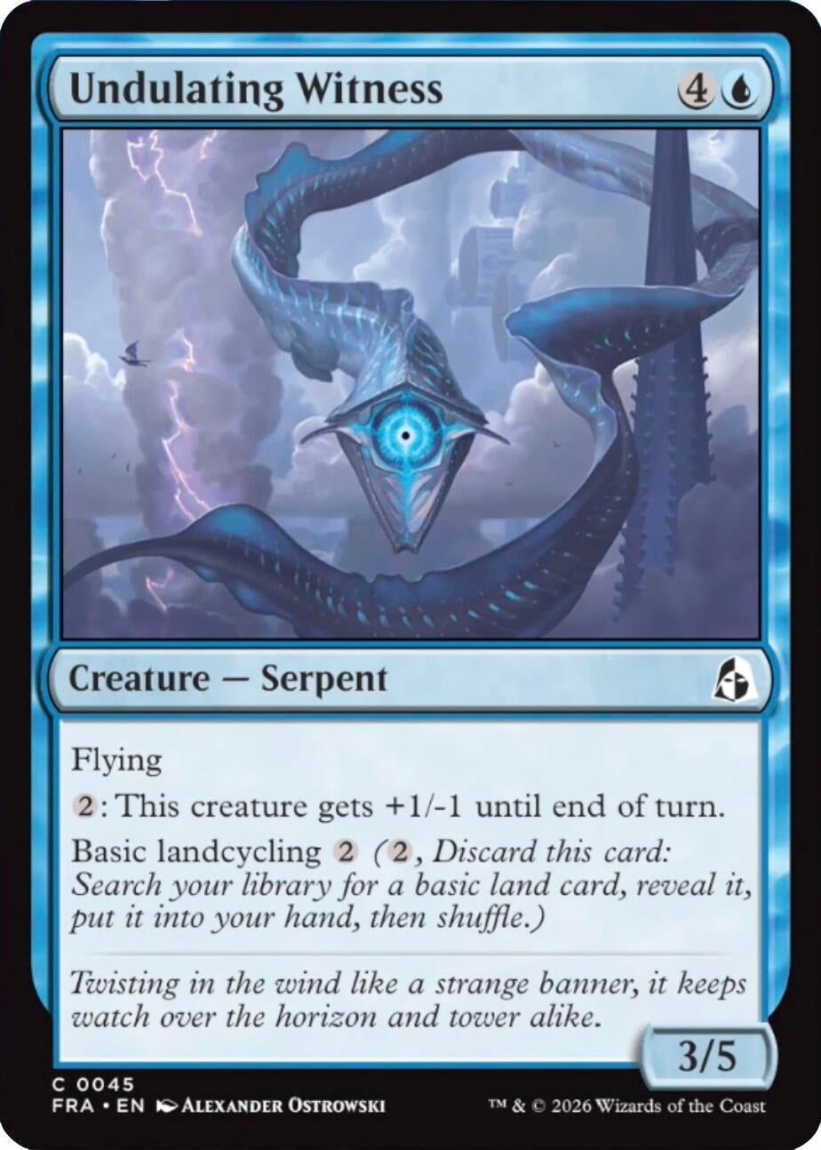 Image for Undulating Witness (45) (FRA) - Magic: The Gathering