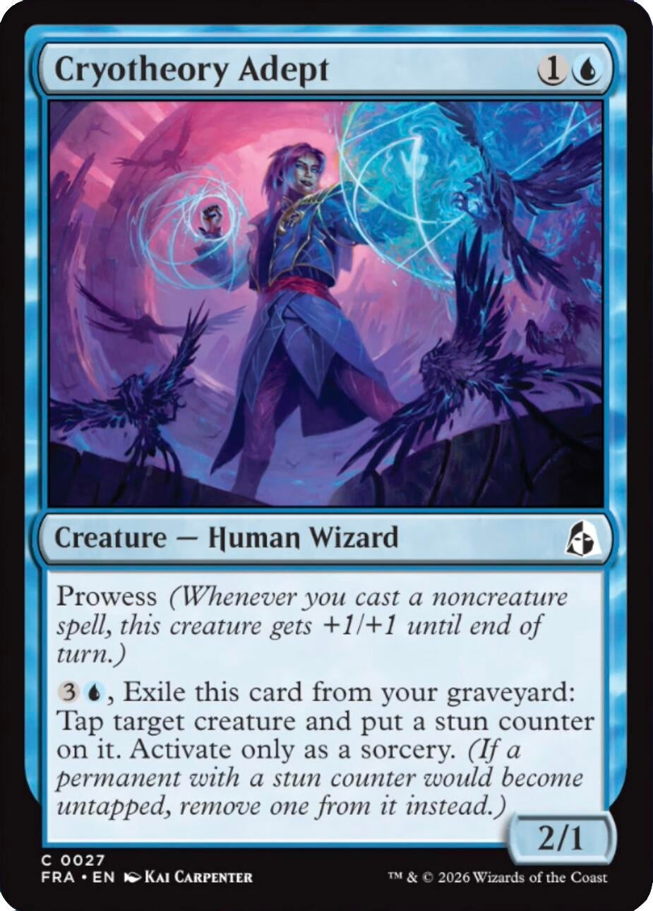 Image for Cryotheory Adept (27) (FRA) - Magic: The Gathering