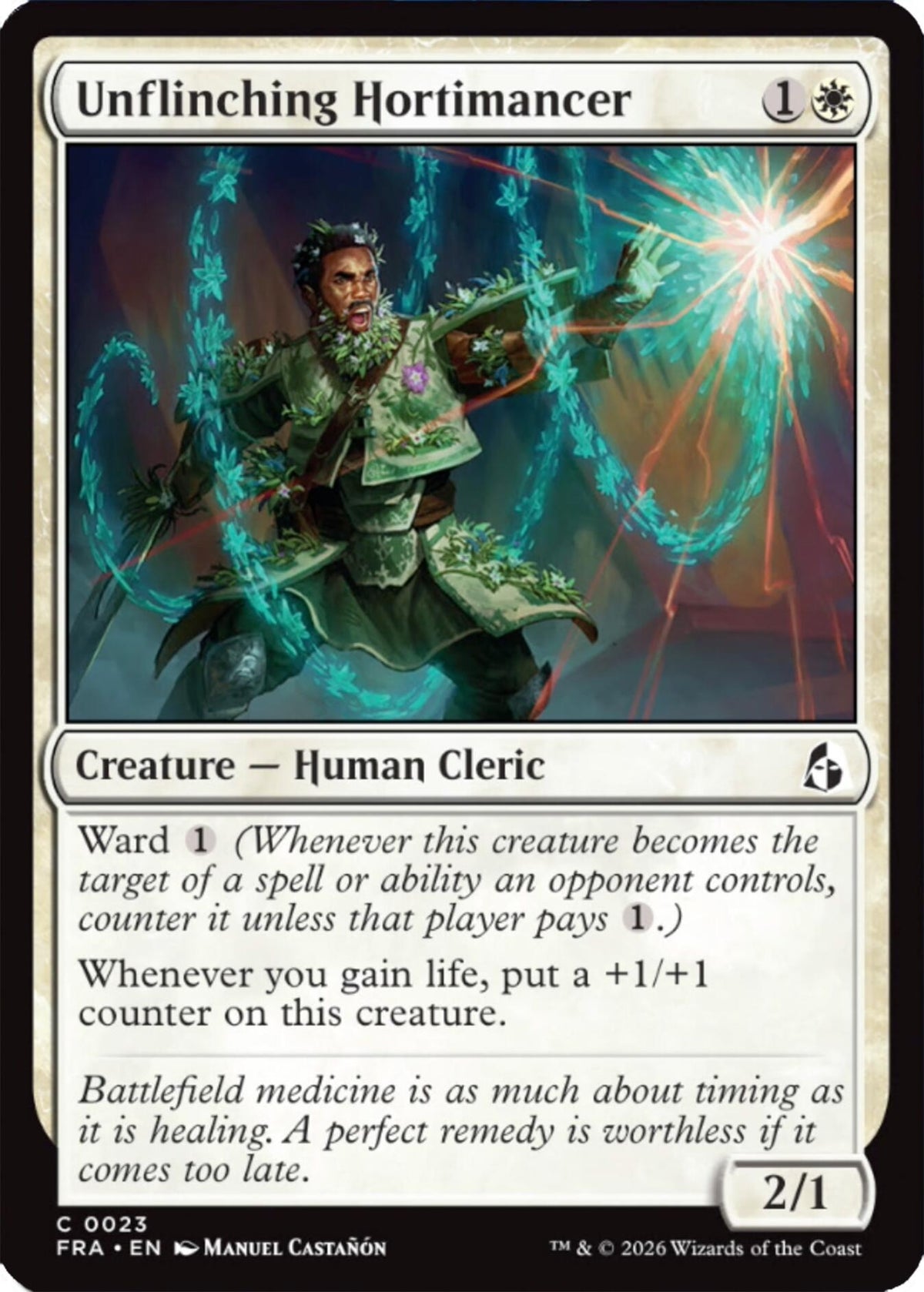 Image for Unflinching Hortimancer (23) (FRA) - Magic: The Gathering