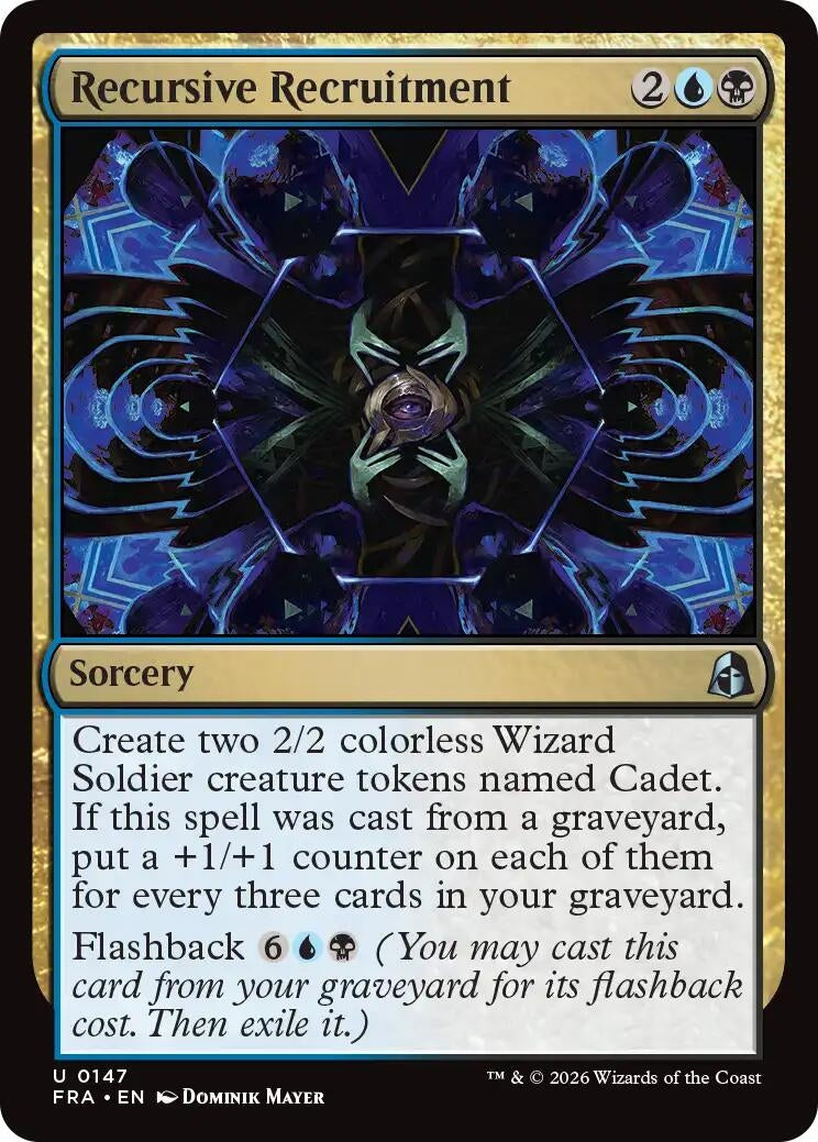 Image for Recursive Recruitment (147) (FRA) - Magic: The Gathering