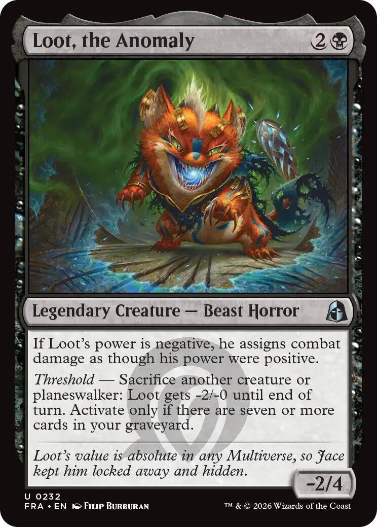 Image for Loot, the Anomaly (232) (FRA) - Magic: The Gathering