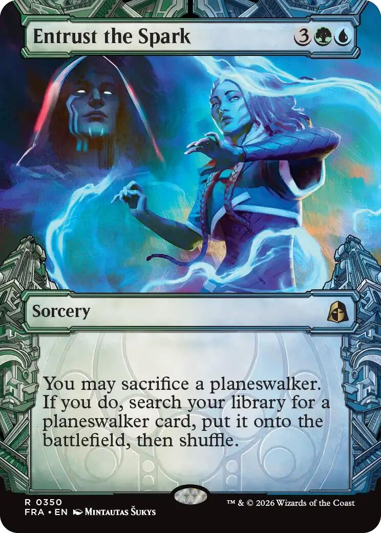 Image for Entrust the Spark (Showcase) (350) (FRA) - Magic: The Gathering