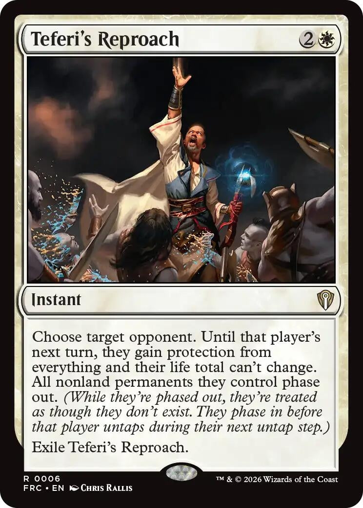 Image for Teferi's Reproach (6) - Magic: The Gathering