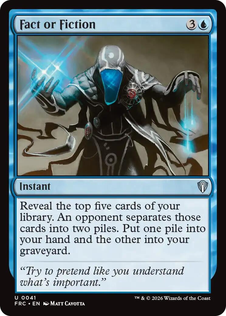 Image for Fact or Fiction (41) - Magic: The Gathering