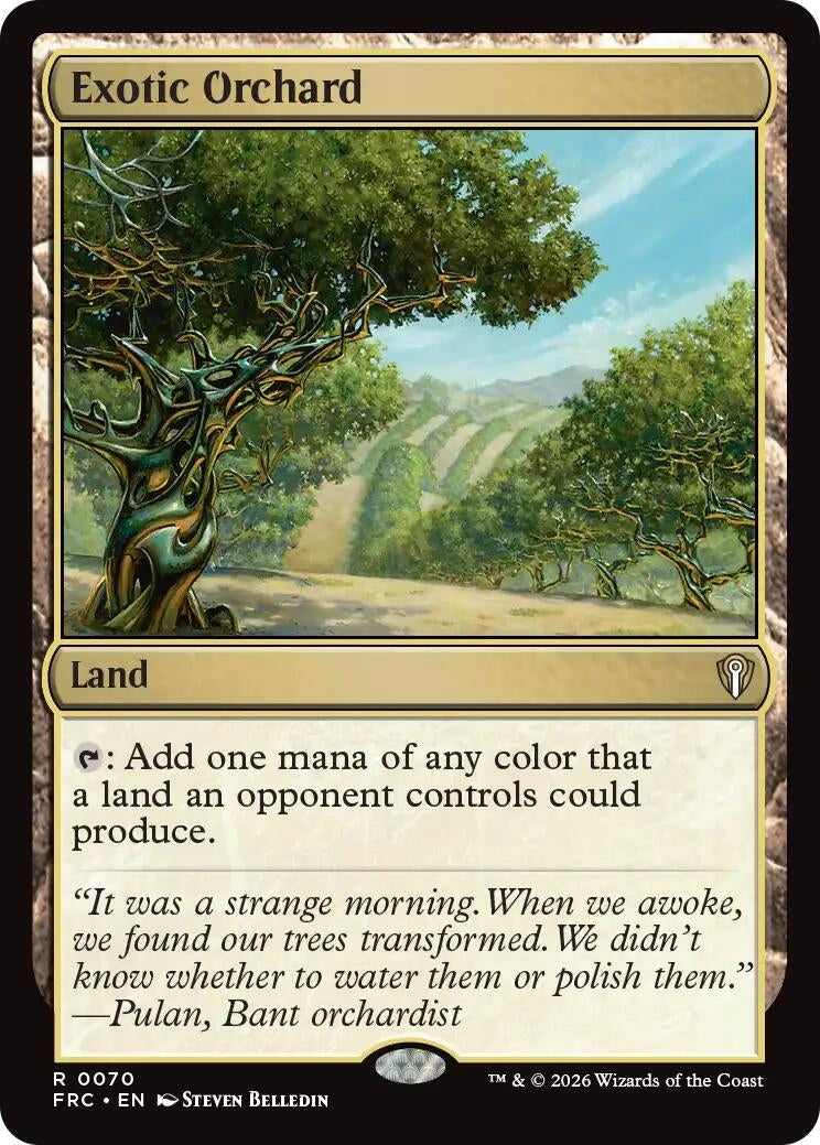 Image for Exotic Orchard (70) - Magic: The Gathering