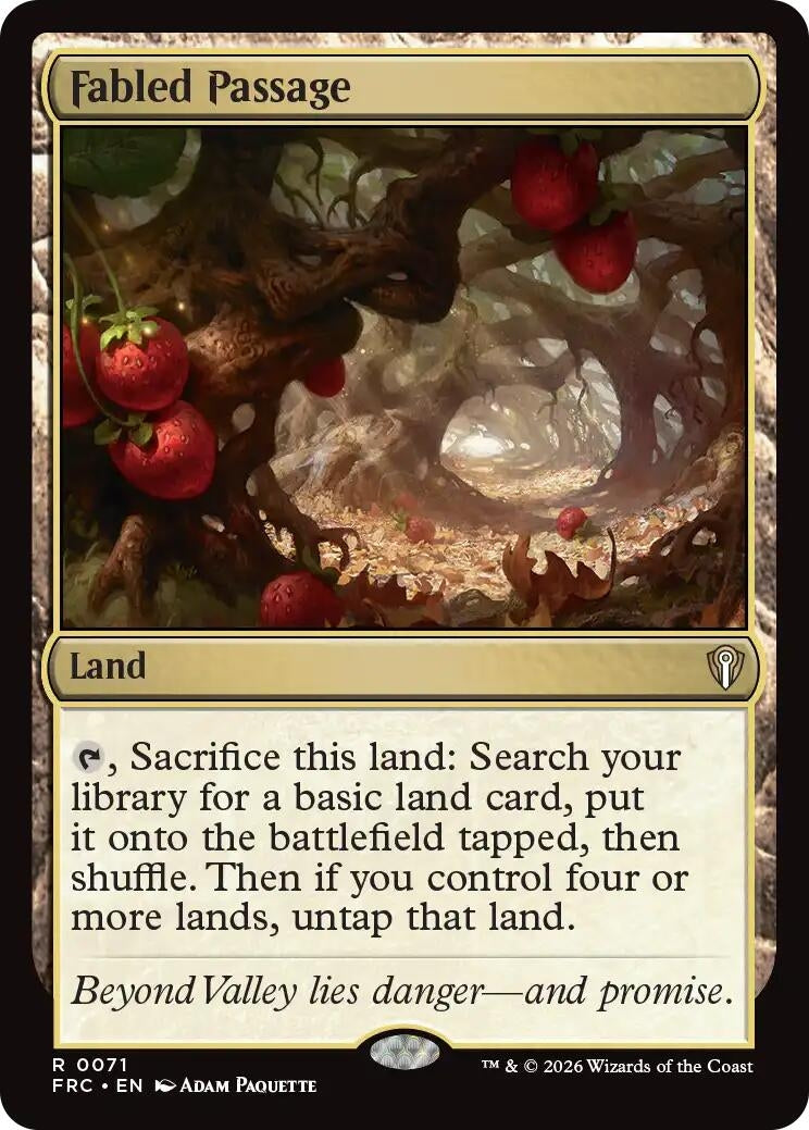 Image for Fabled Passage (71) - Magic: The Gathering