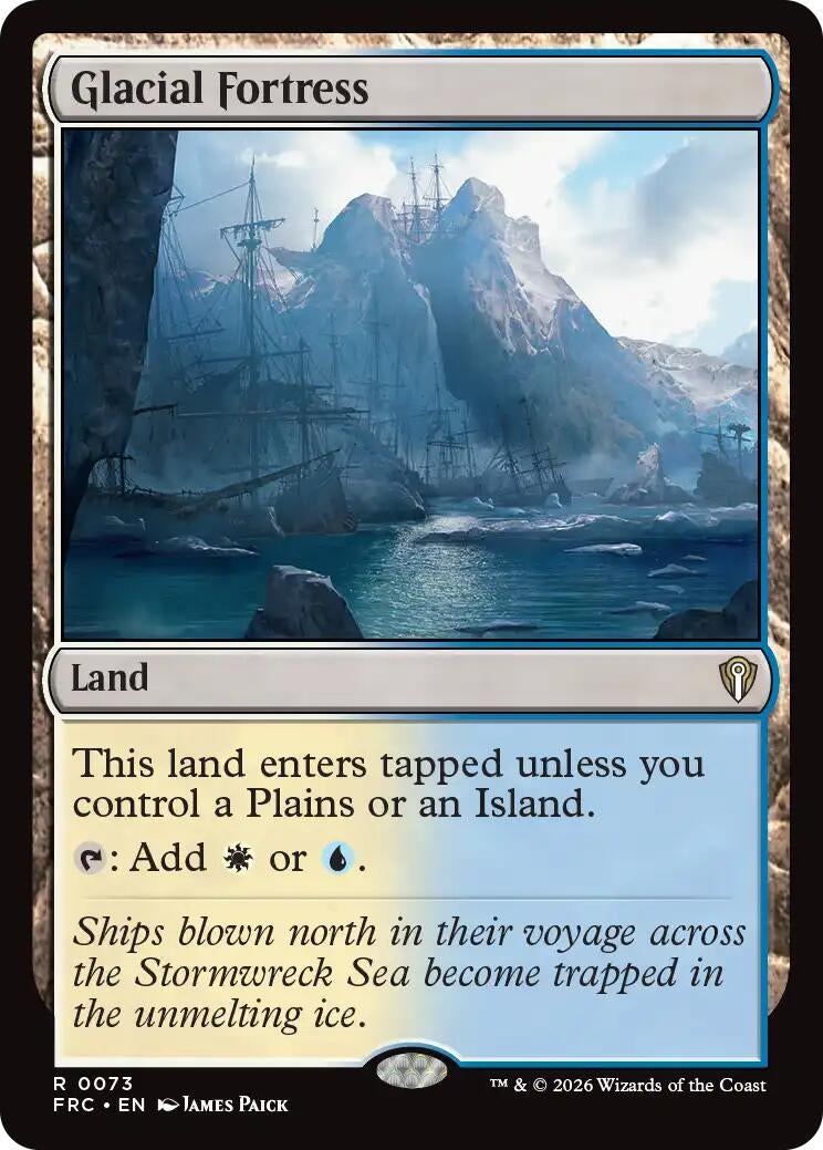 Image for Glacial Fortress (73) - Magic: The Gathering