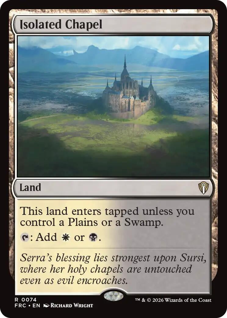 Image for Isolated Chapel (74) - Magic: The Gathering