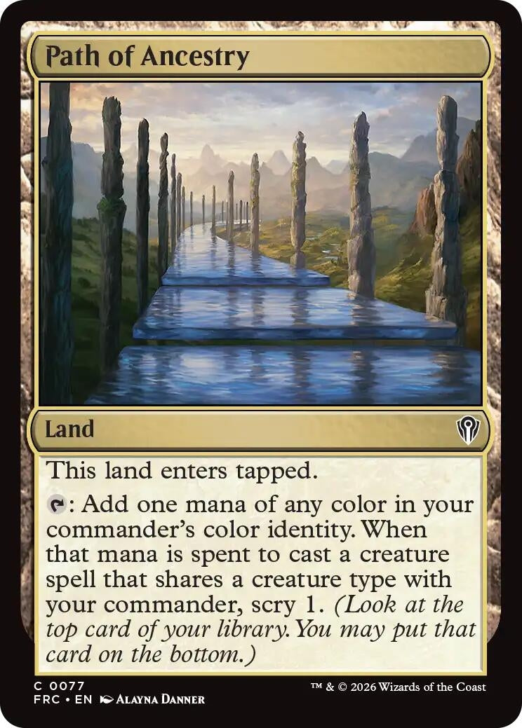 Image for Path of Ancestry (77) - Magic: The Gathering
