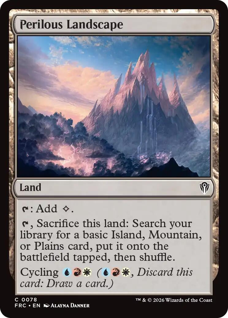 Image for Perilous Landscape (78) - Magic: The Gathering