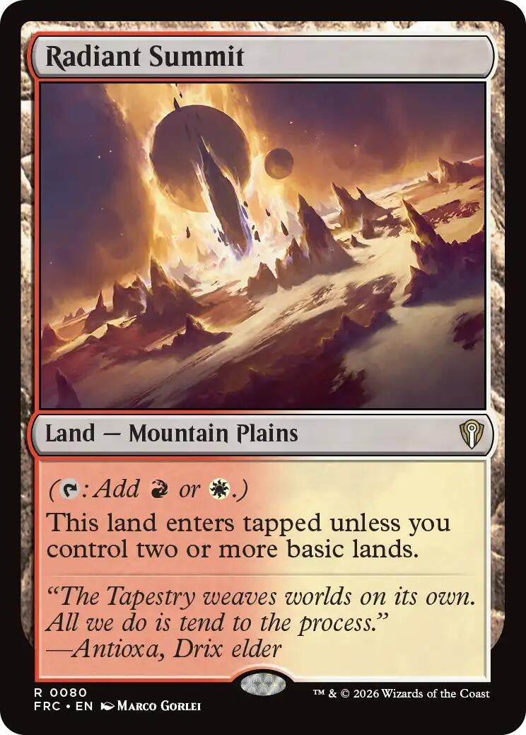 Image for Radiant Summit (80) - Magic: The Gathering
