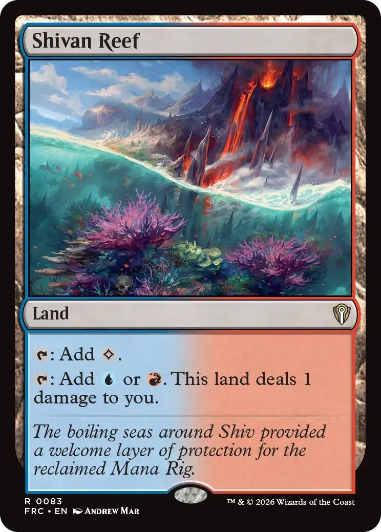 Image for Shivan Reef (83) - Magic: The Gathering