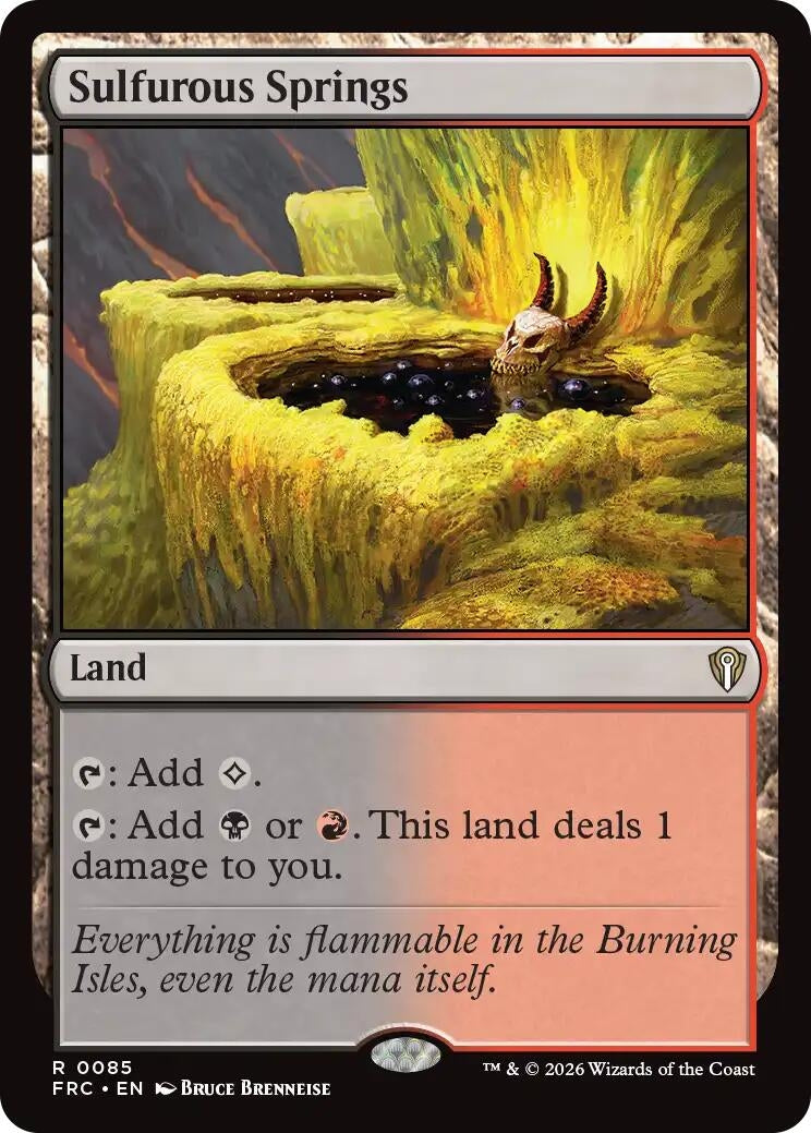 Image for Sulfurous Springs (85) - Magic: The Gathering