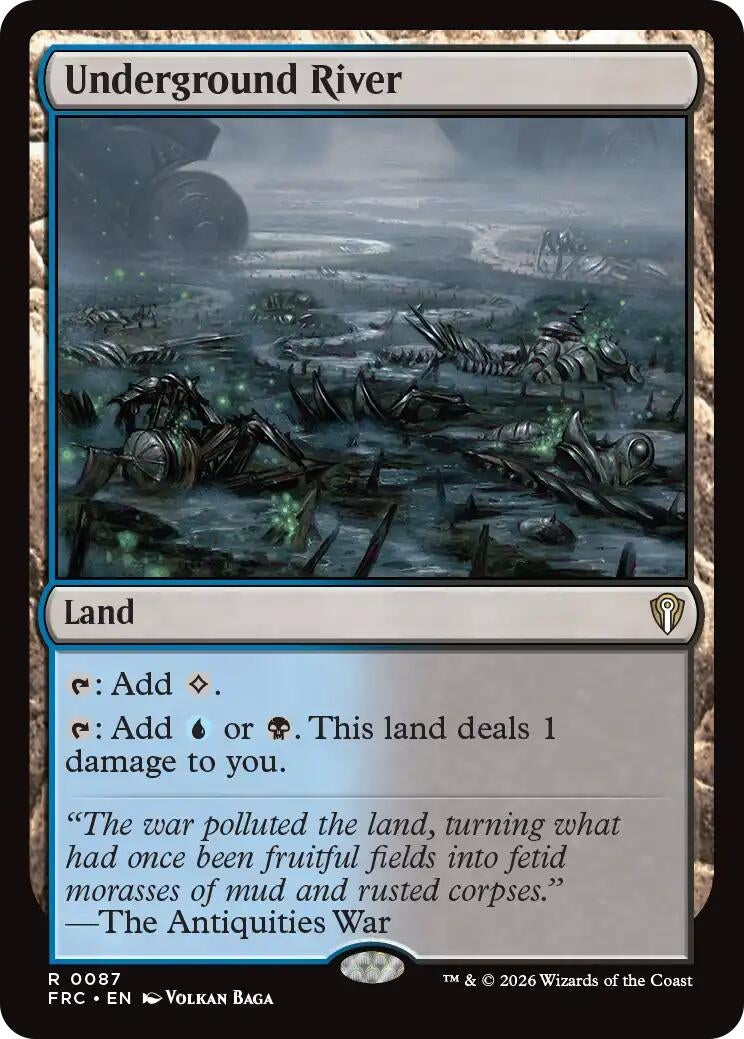 Image for Underground River (87) - Magic: The Gathering
